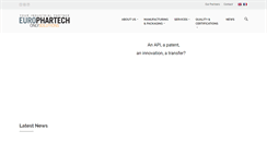 Desktop Screenshot of europhartech.com